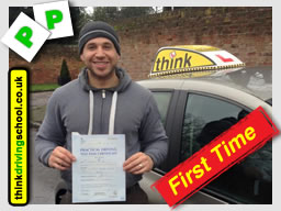 Passed with think driving school in January 2015