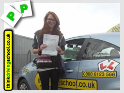 Passed with think driving school in January 2015