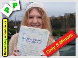 Passed with think driving school in January 2015
