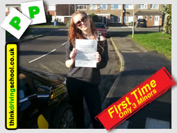 Passed with think driving school in January 2015