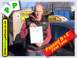 Passed with think driving school in January 2015