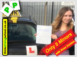 Passed with think driving school in February 2015