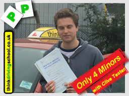 Passed with think driving school in February 2015