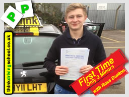 Passed with think driving school in February 2015