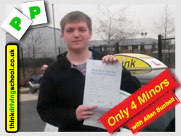 Passed with think driving school in February 2015
