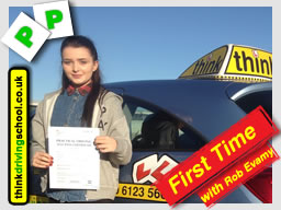 Passed with think driving school in February 2015