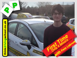 Passed with think driving school in February 2015