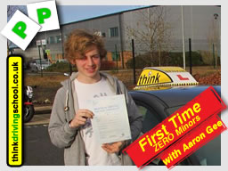passed with think driving school with ZERO minors