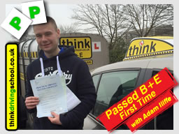 Passed with think driving school in February 2015