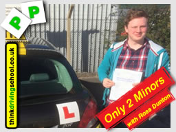 Passed with think driving school in February 2015