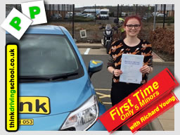Passed with think driving school in March 2015