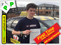 Passed with think driving school in March 2015