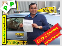 Passed with think driving school in March 2015