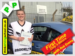 Passed with think driving school in March 2015