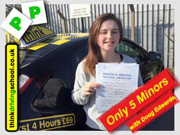 Passed with think driving school in March 2015