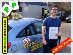 passed with rob evamy from bordon driving school