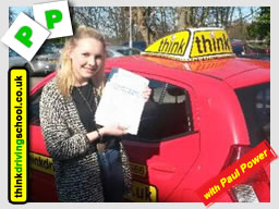 Passed with think driving school in March 2015