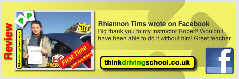 passed with rob evamy from bordon driving school