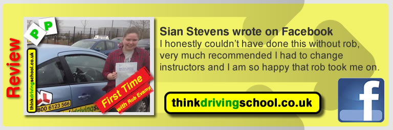 passed with rob evamy from bordon driving school