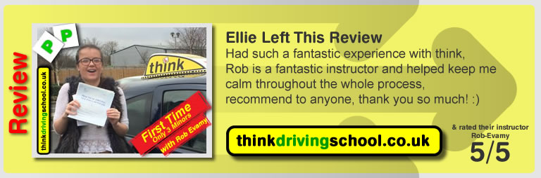passed with rob evamy from bordon driving school