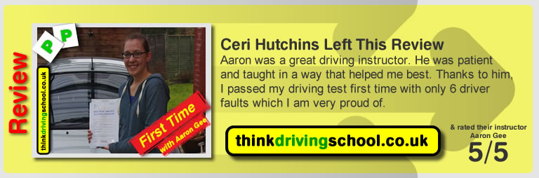 Passed with think driving school in March 2015