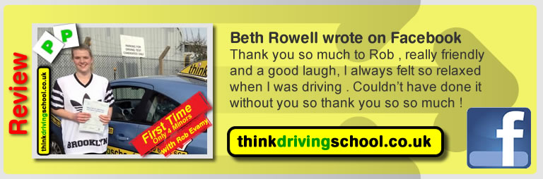 passed with rob evamy from bordon driving school