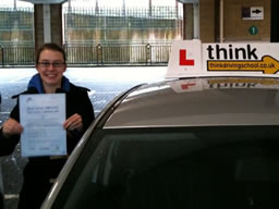 jess aldershot happy with think driving school