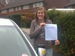 lucy haslemere happy with think driving school